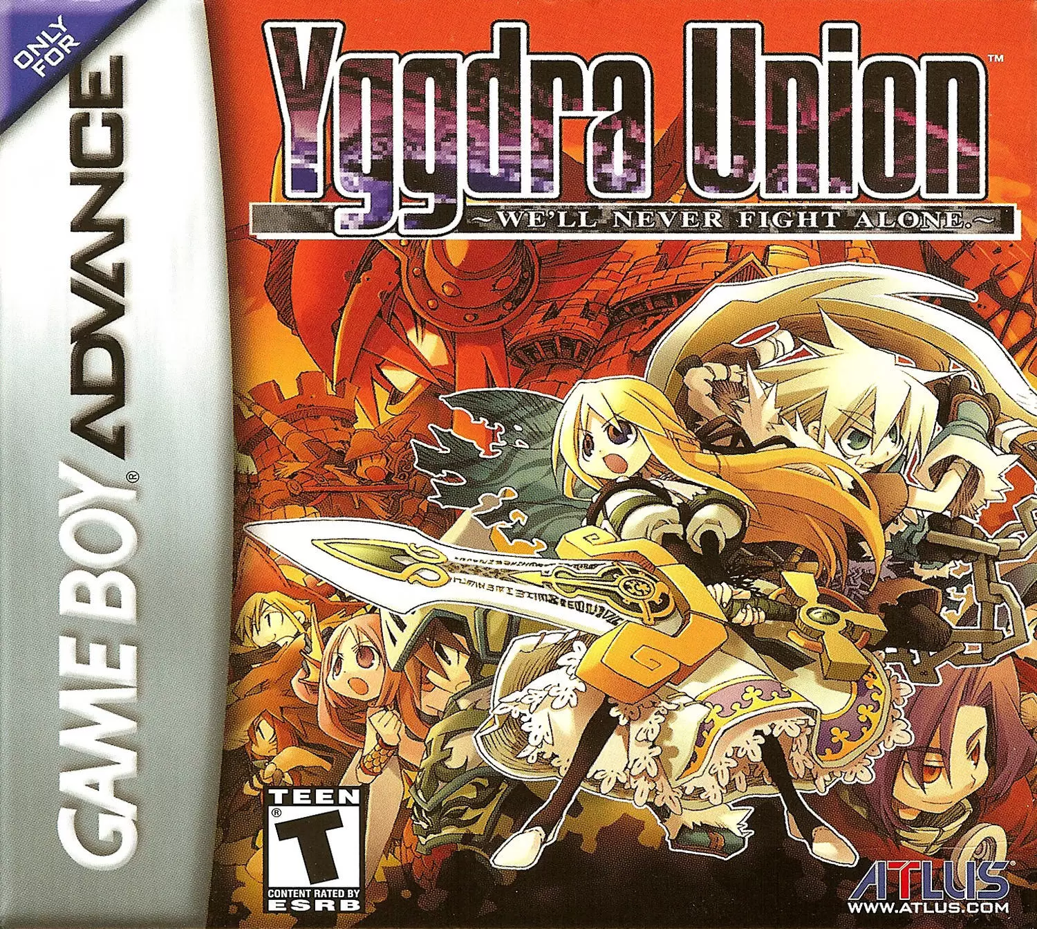 Jeux Game Boy Advance - Yggdra Union: We\'ll Never Fight Alone