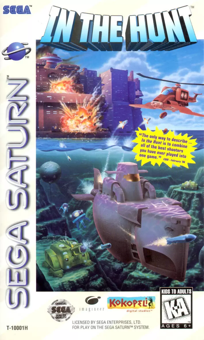 SEGA Saturn Games - In the hunt