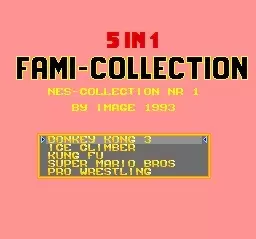 Turbo Grafx 16 (PC Engine) - 5-in-1 Fami Collection: NES Collection Nr 1