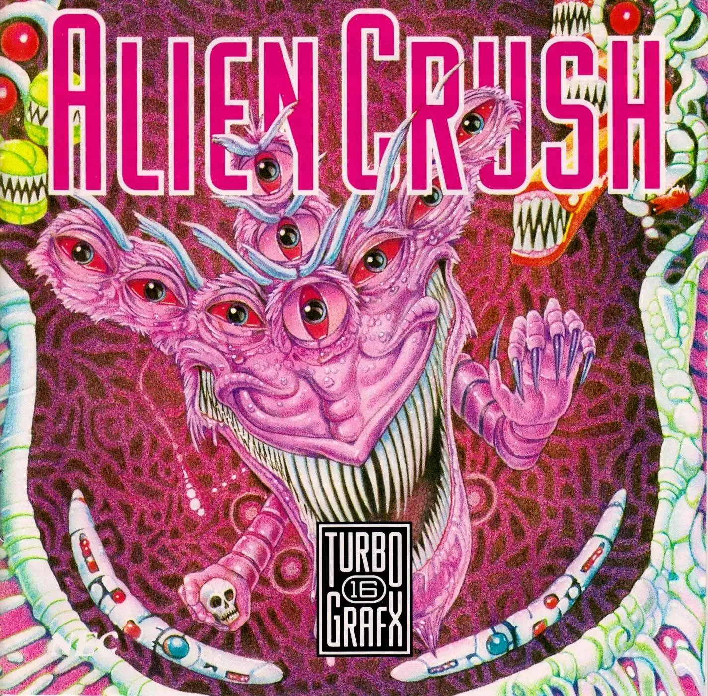Turbo Grafx 16 (PC Engine) - Alien Crush