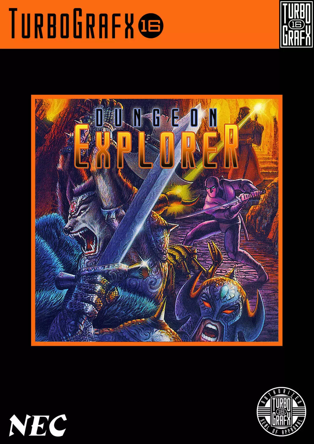 Turbo Grafx 16 - Dungeon Explorer