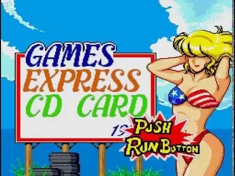 Turbo Grafx 16 (PC Engine) - Games Express CD Card 1993