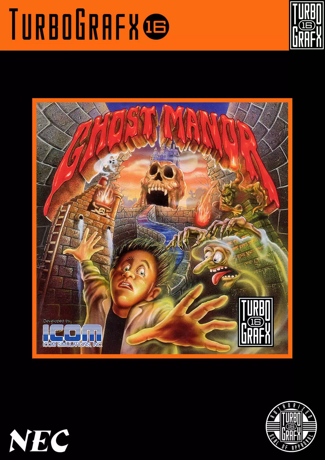 Turbo Grafx 16 (PC Engine) - Ghost Manor