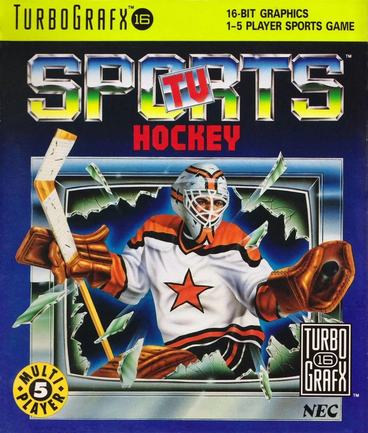 Turbo Grafx 16 (PC Engine) - TV Sports Hockey