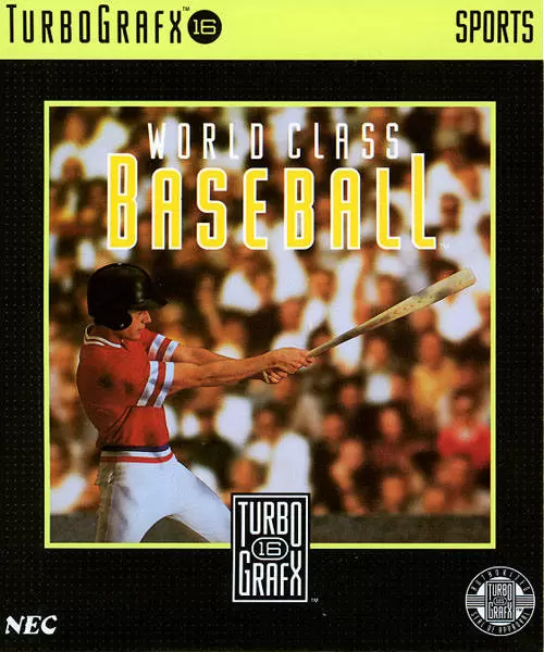 Turbo Grafx 16 (PC Engine) - World Class Baseball