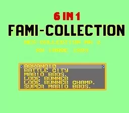 Turbo Grafx 16 (PC Engine) - 6-in-1 Fami Collection: NES Collection Nr 2