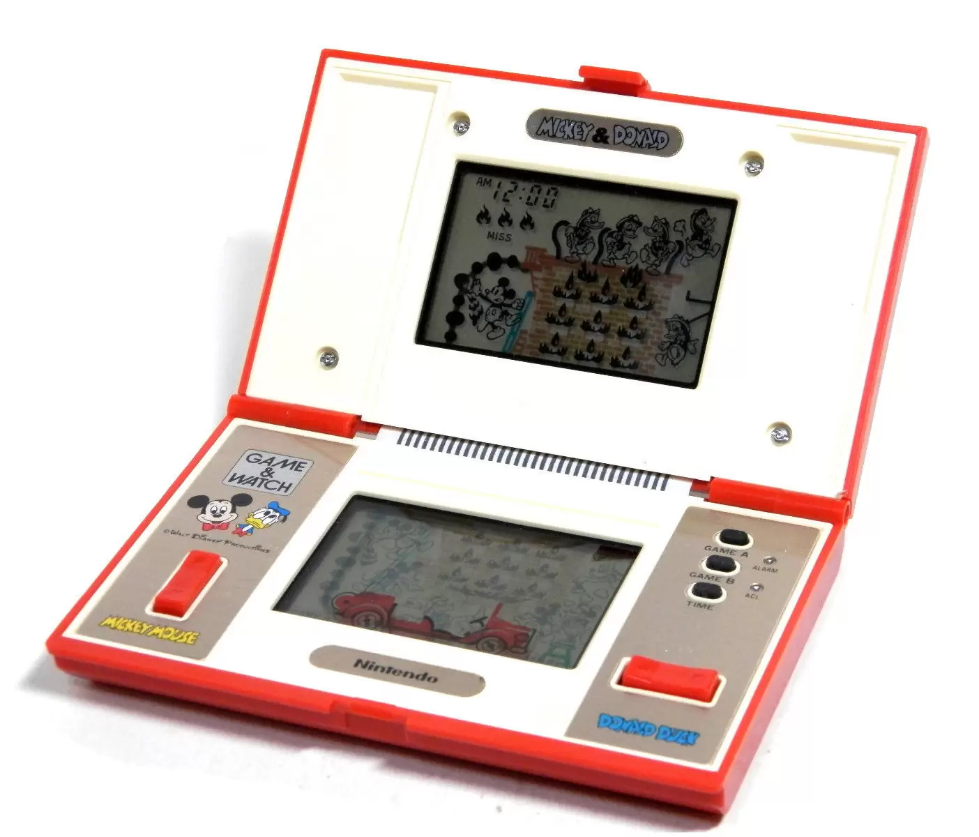 Antigo Mini Game & Watch Nintendo do Mickey & Donald de