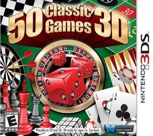 Nintendo 2DS / 3DS Games - 50 Classic Games 3D