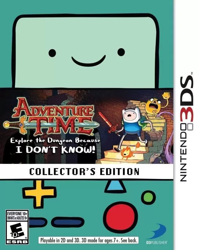 Jeux Nintendo 2DS / 3DS - Adventure Time Explore the Dungeon Because I Don\'t Know! Collector\'s Edition
