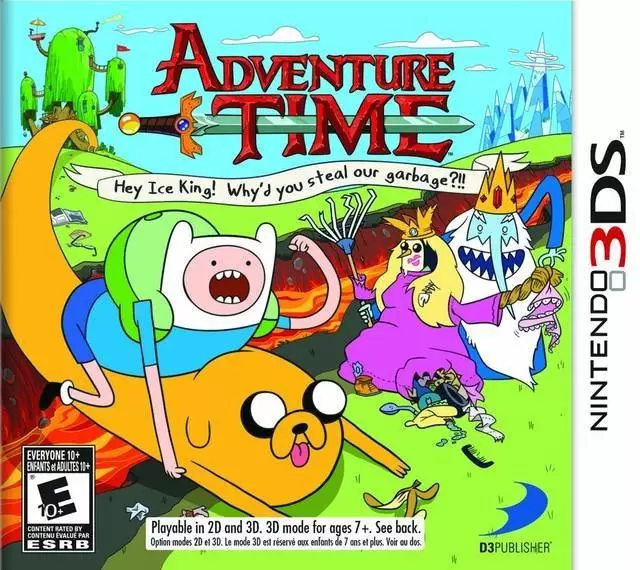 Nintendo 2DS / 3DS Games - Adventure Time: Hey Ice King! Why\'d You Steal Our Garbage?!!