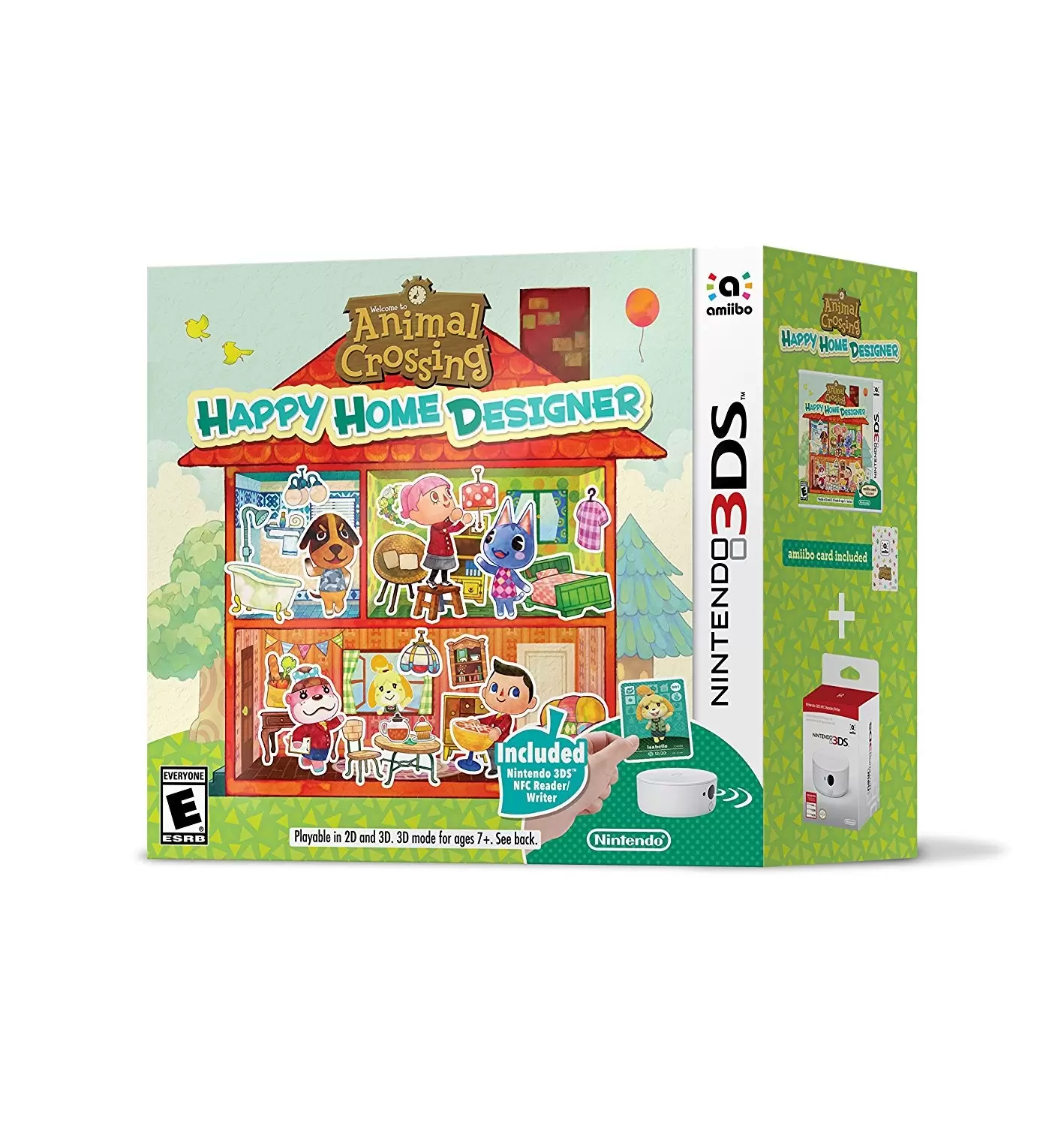 Nintendo 2DS / 3DS Games - Animal Crossing: Happy Home Designer Bundle