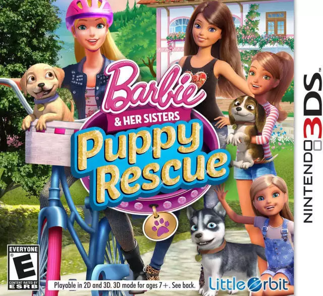 Nintendo 2DS / 3DS Games - Barbie and Her Sisters: Puppy Rescue