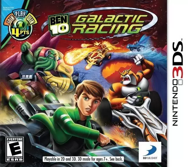 Nintendo 2DS / 3DS Games - Ben 10: Galactic Racing