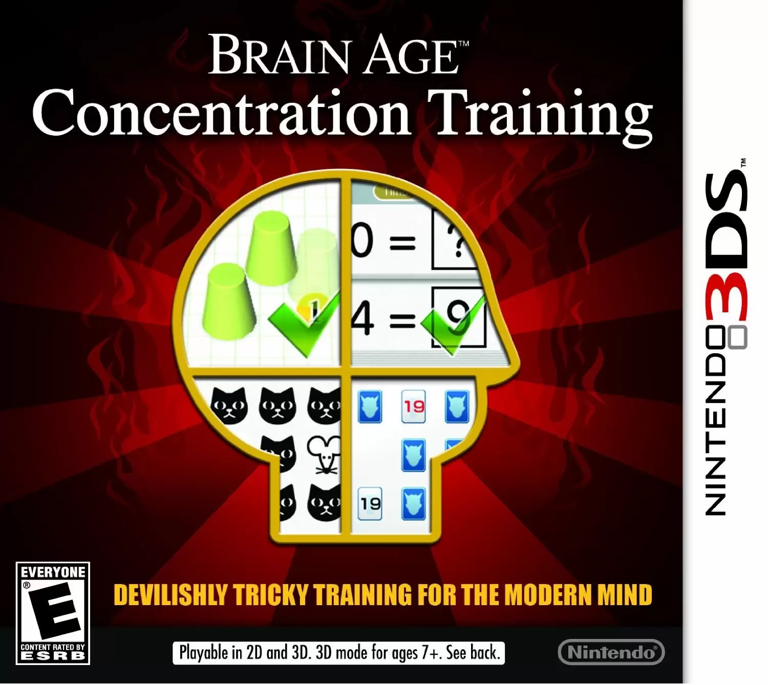 Nintendo 2DS / 3DS Games - Brain Age: Concentration Training