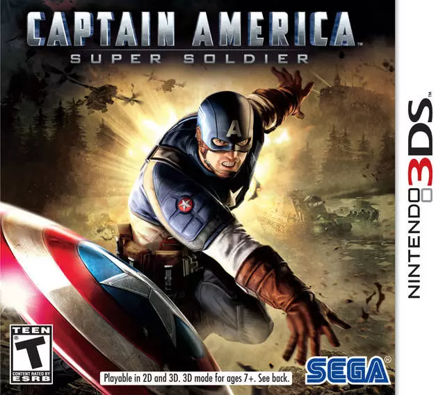 Nintendo 2DS / 3DS Games - Captain America: Super Soldier