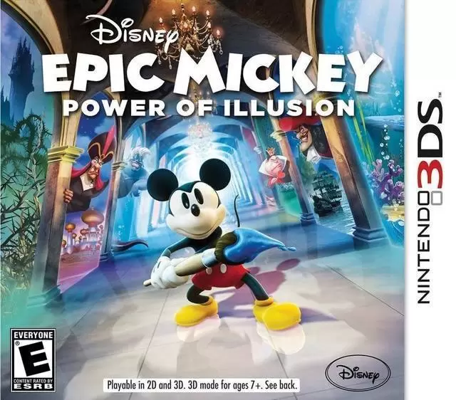 Nintendo 2DS / 3DS Games - Disney Epic Mickey: The Power of Illusion
