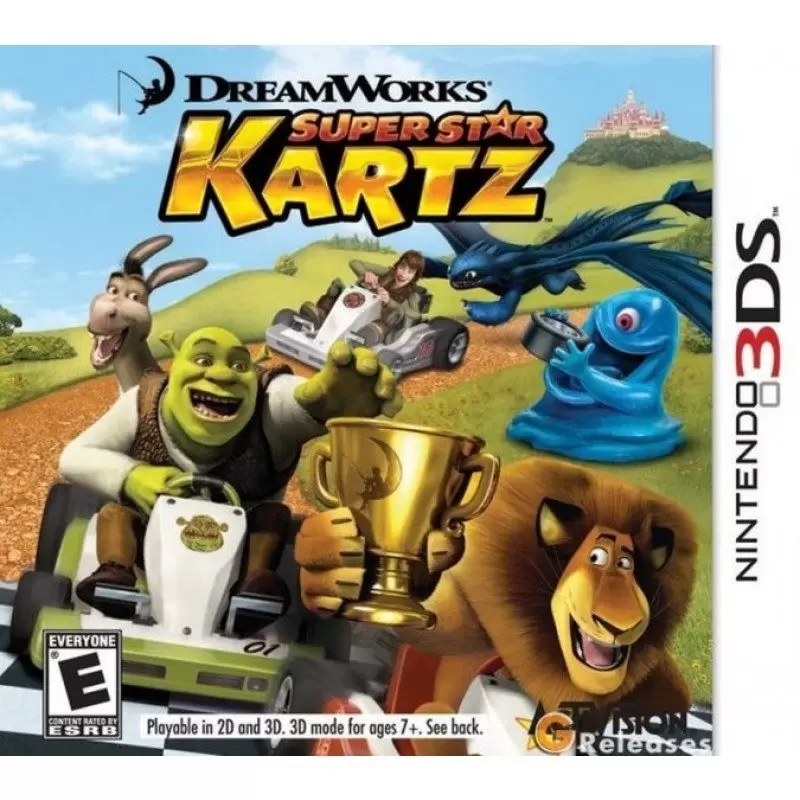 Jeux Nintendo 2DS / 3DS - DreamWorks Super Star Kartz