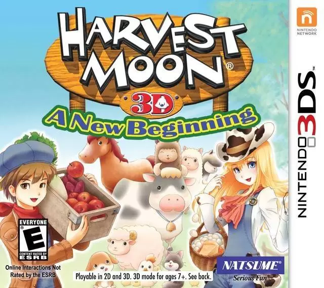 Jeux Nintendo 2DS / 3DS - Harvest Moon 3D: A New Beginning