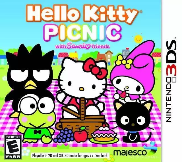 Jeux Nintendo 2DS / 3DS - Hello Kitty Picnic with Sanrio Friends