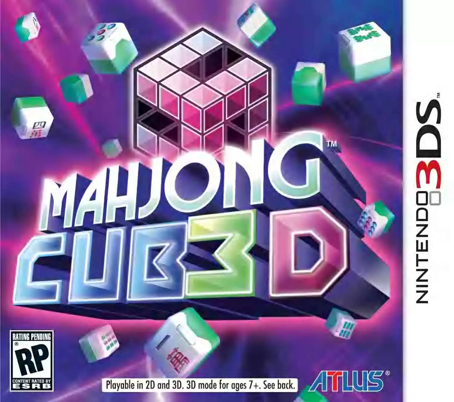 Jeux Nintendo 2DS / 3DS - Mahjong Cub3D