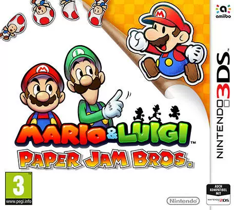 Jeux Nintendo 2DS / 3DS - Mario & Luigi: Paper Jam Bros.