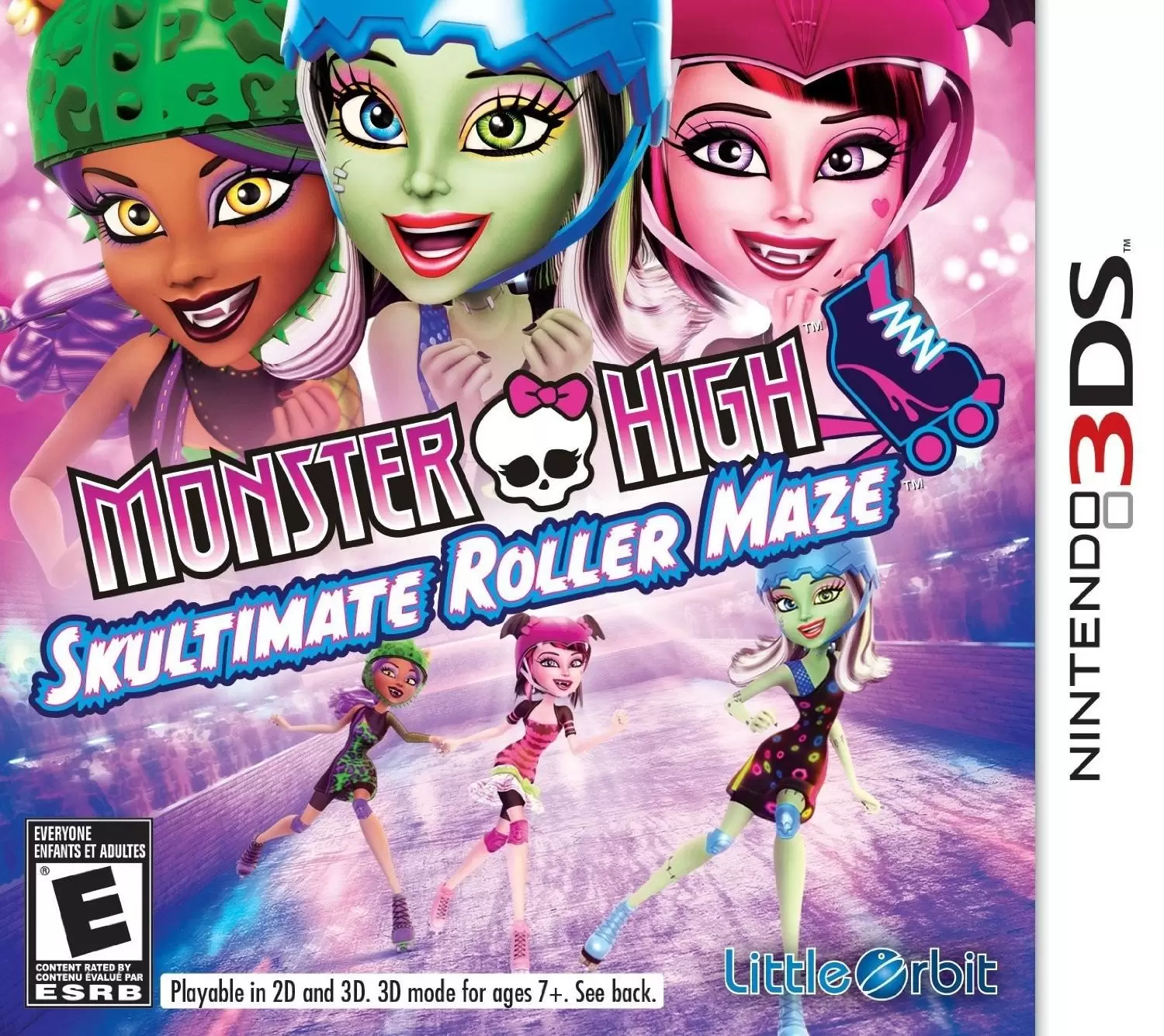 Nintendo 2DS / 3DS Games - Monster High: Skultimate Roller Maze