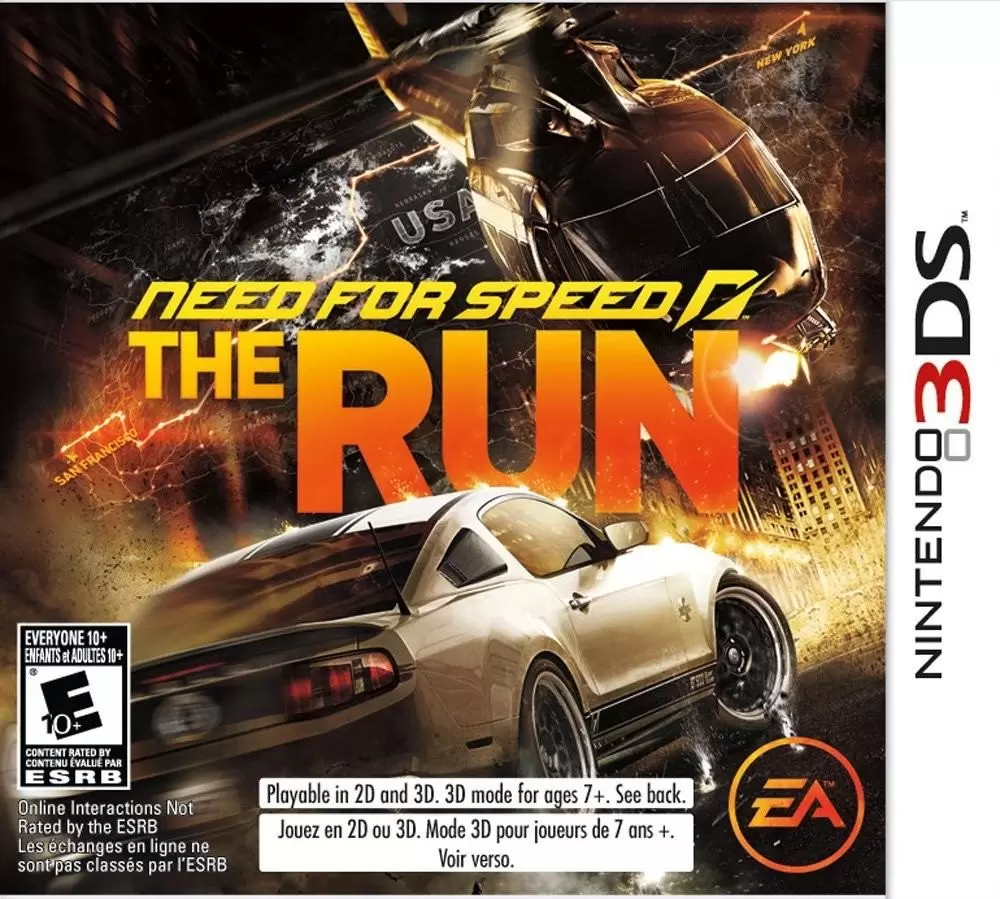 Jeux Nintendo 2DS / 3DS - Need for Speed: The Run