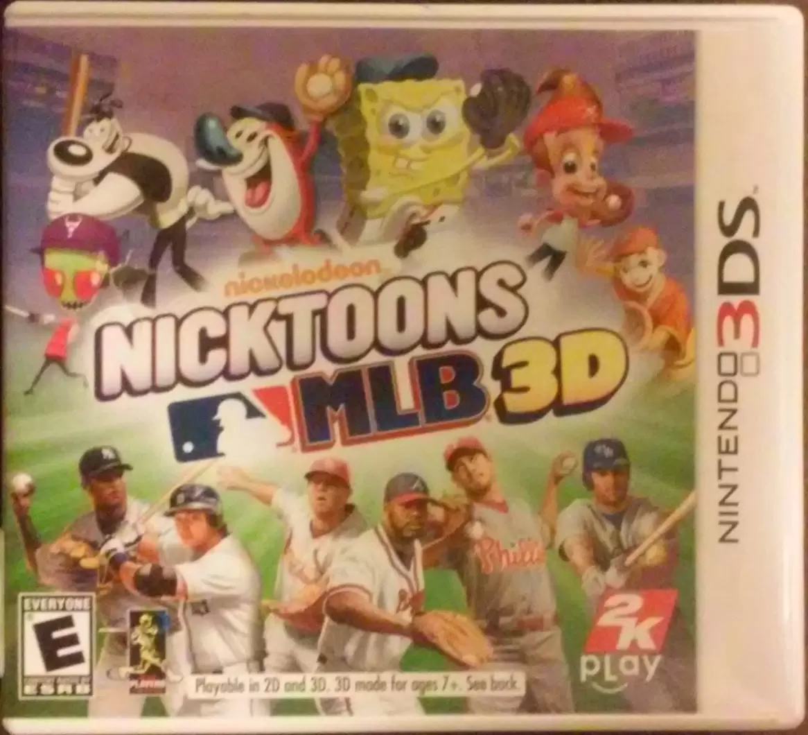 Jeux Nintendo 2DS / 3DS - Nickelodeon Nicktoons MLB 3D