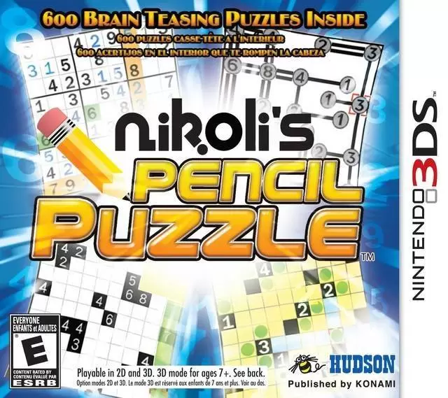Nintendo 2DS / 3DS Games - Nikoli\'s Pencil Puzzle