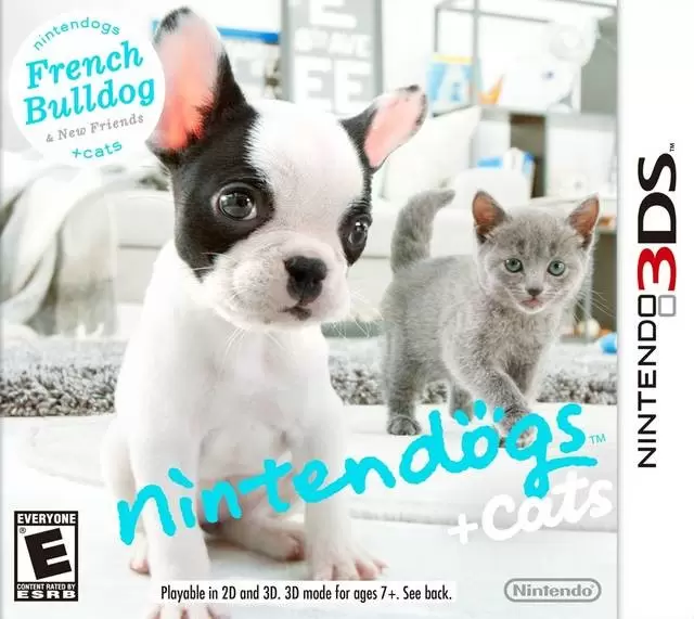 Nintendo 2DS / 3DS Games - Nintendogs + Cats: French Bulldog & New Friends