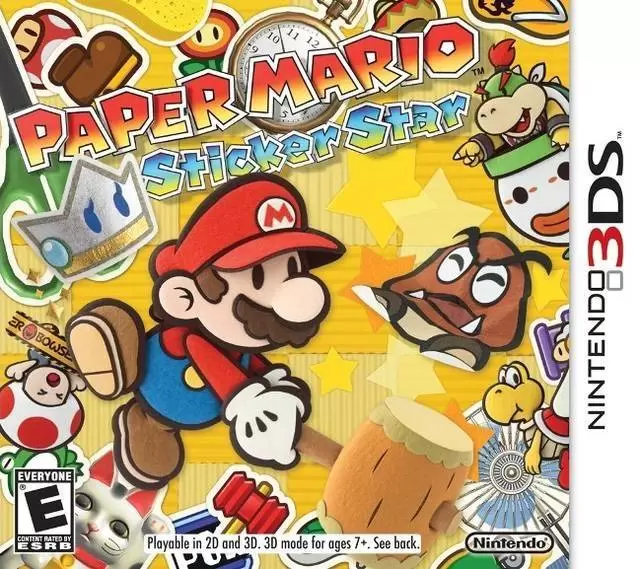 Nintendo 2DS / 3DS Games - Paper Mario: Sticker Star