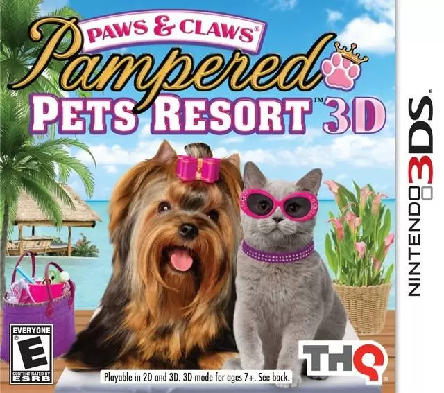 Nintendo 2DS / 3DS Games - Paws & Claws Pampered Pets Resort 3D