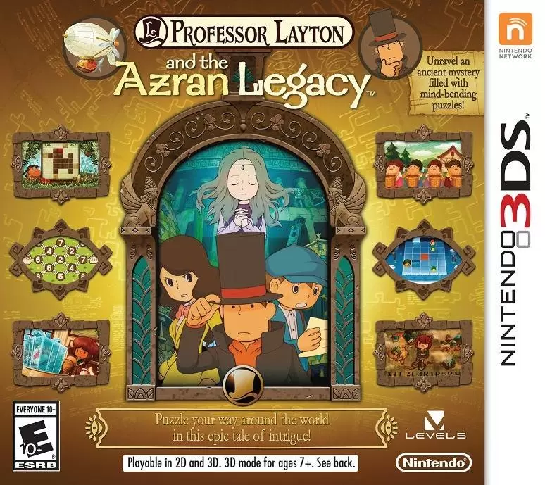 Nintendo 2DS / 3DS Games - Professor Layton and the Azran Legacy