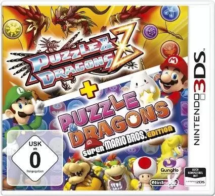 Nintendo 2DS / 3DS Games - Puzzle & Dragons Z + Super Mario Bros. Edition