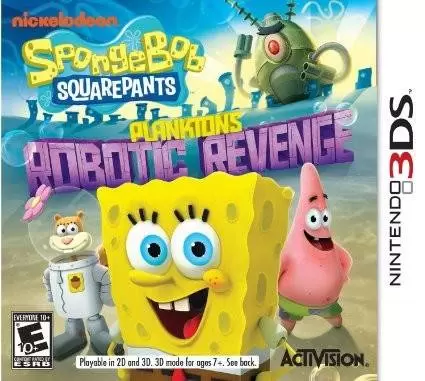Nintendo 2DS / 3DS Games - Spongebob Squarepants: Plankton\'s Robotic Revenge
