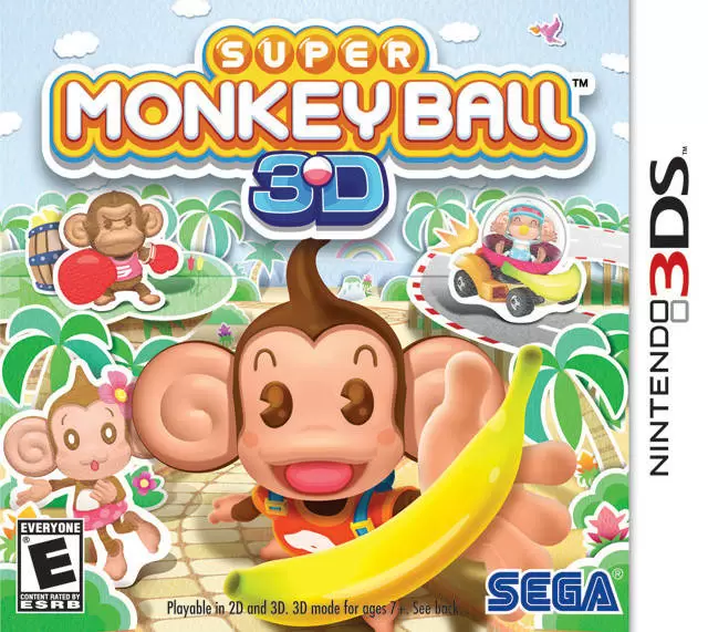 Jeux Nintendo 2DS / 3DS - Super Monkey Ball 3D
