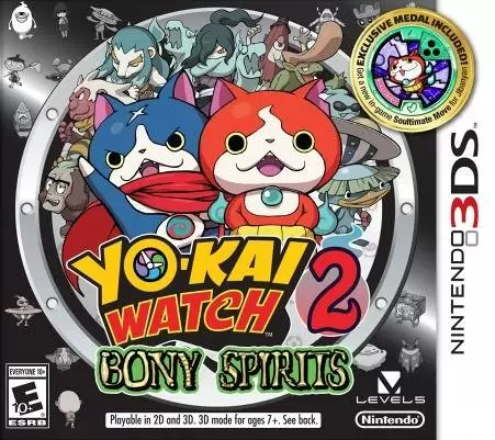 Nintendo 2DS / 3DS Games - Yo-Kai Watch 2: Bony Spirits