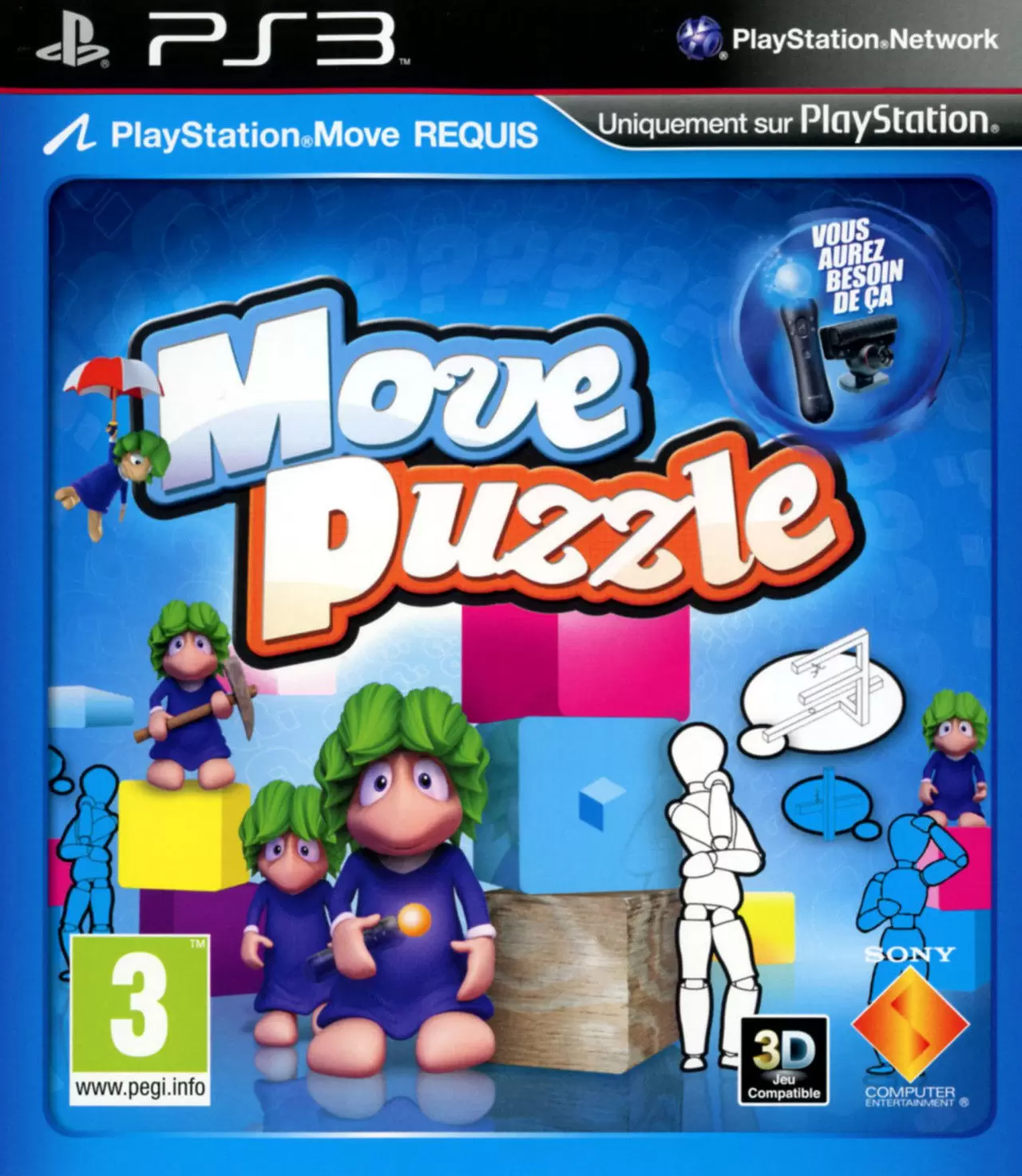 Jeux PS3 - Move Puzzle