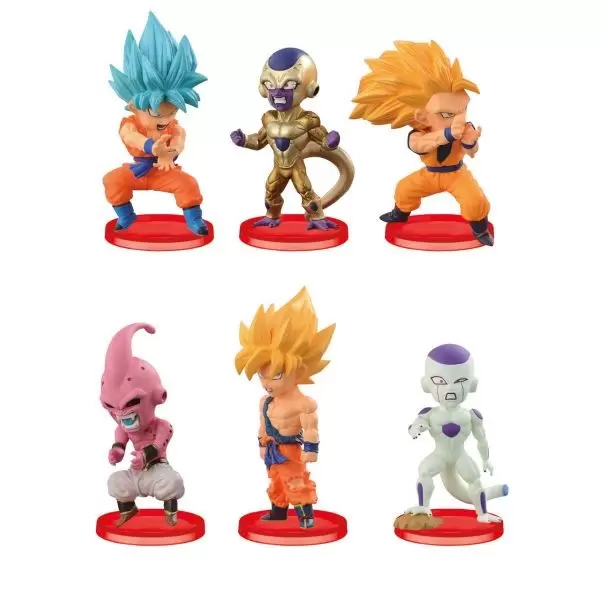 World Collectable Figure - Dragon Ball - Battle Of Saiyans 6 Pack