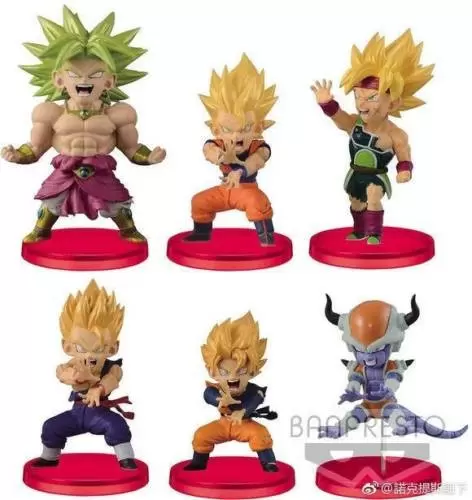 World Collectable Figure - Dragon Ball - Battle Of Saiyans 6 Pack