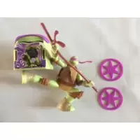 Donatello et son lance disque