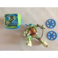 Leonardo et son lance disque