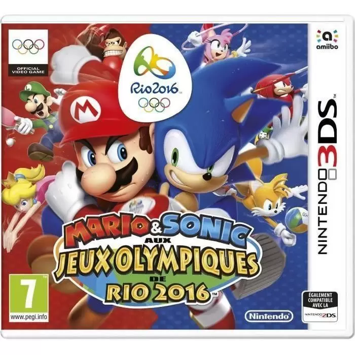 Jeux Nintendo 2DS / 3DS - Mario & Sonic Rio 2016 Olympics