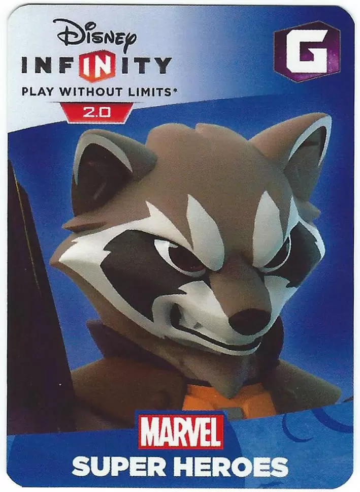Disney Infinity 2.0 cards - Rocket Raccoon