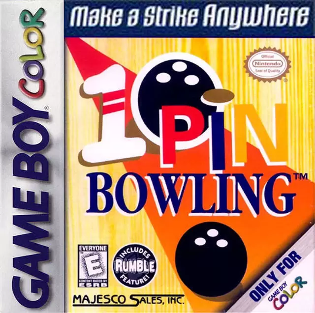 Game Boy Color Games - 10 Pin Bowling