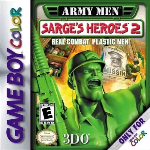 Jeux Game Boy Color - Army Men: Sarge\'s Heroes 2