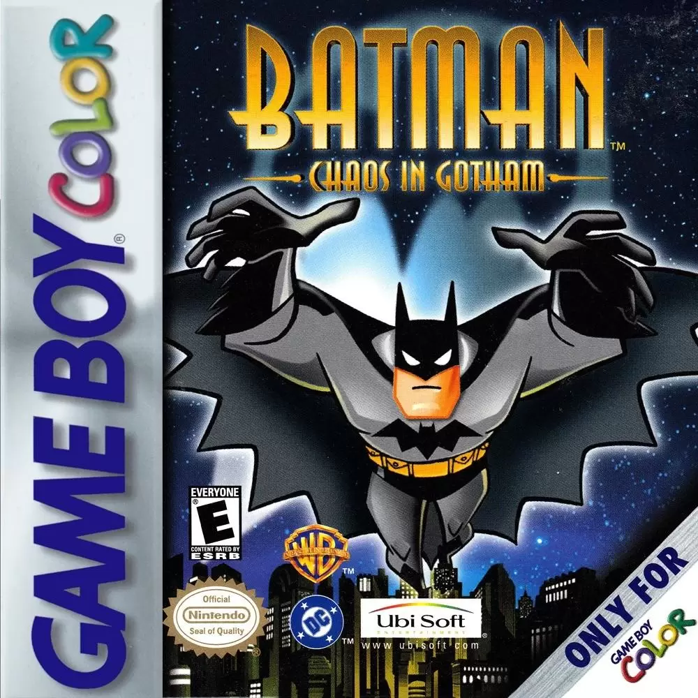 Jeux Game Boy Color - Batman: Chaos in Gotham