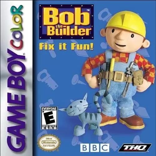 Jeux Game Boy Color - Bob the Builder: Fix it Fun!