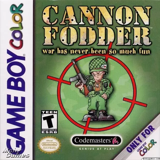 Game Boy Color Games - Cannon Fodder