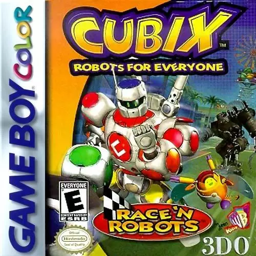 Jeux Game Boy Color - Cubix: Robots For Everyone - Race \'N Robots